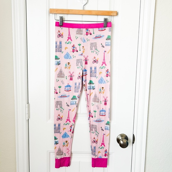 Little Sleepies Weekend in Paris Pajama Pants Size 9/10 - Picture 1 of 2